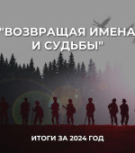 Итоги работы по проекту "Возвращая имена и судьбы" за 2024 год